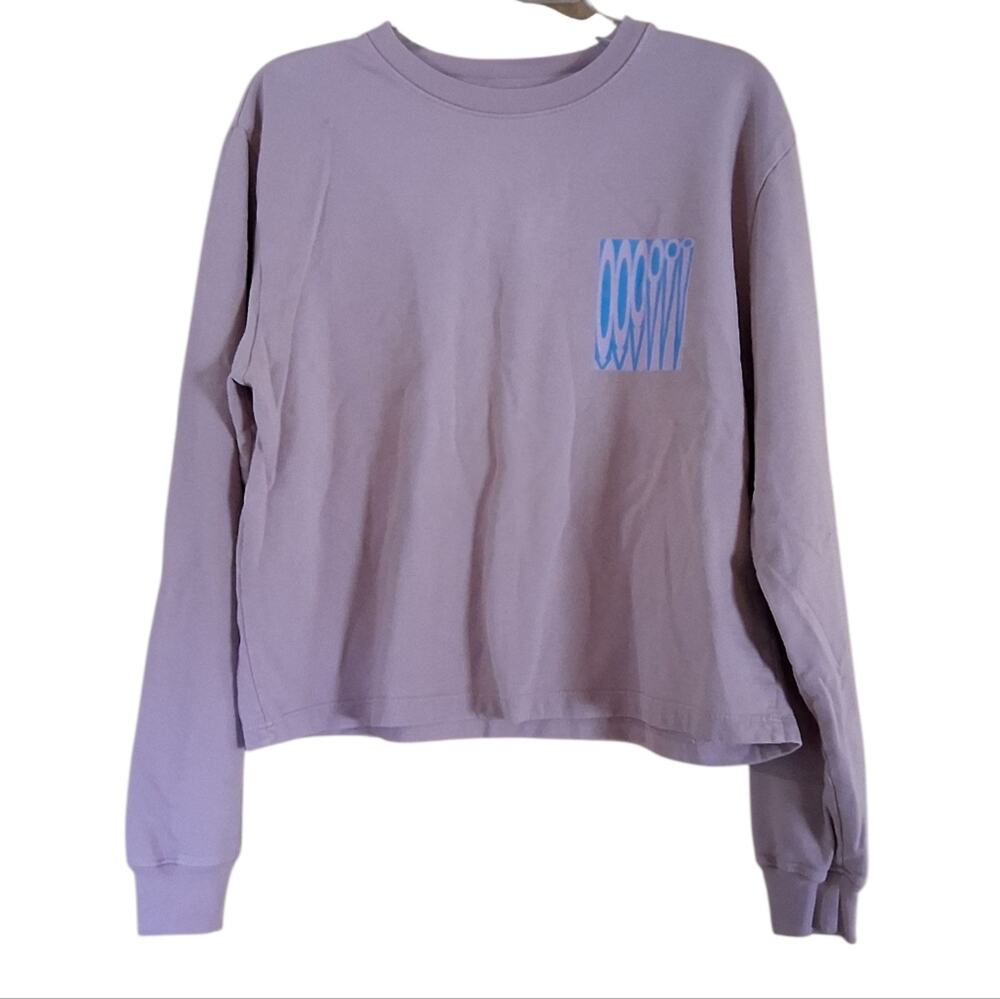 Outdoor Voices Graphic Long Sleeve Shirt Size Large